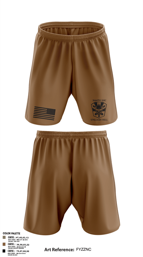 Athletic Shorts With Pockets, 3666 Support Maintenance Company, , Teamtime, Team time, sublimation, custom sports apparel, team uniforms, spirit wear, spiritwear, sports uniforms, custom shirts, team store, custom team store, fundraiser sports, apparel fundraiser