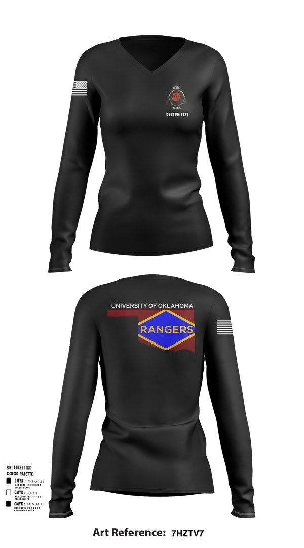 Womens Long Sleeve Vneck Shirt, , Army, Teamtime, Team time, sublimation, custom sports apparel, team uniforms, spirit wear, spiritwear, sports uniforms, custom shirts, team store, custom team store, fundraiser sports, apparel fundraiser
