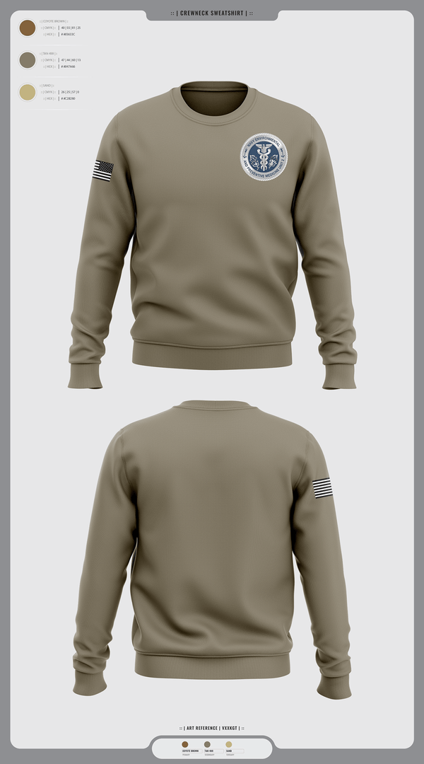 Crew Neck Sweatshirt, PREVENTATIVE MEDICINE, , Teamtime, Team time, sublimation, custom sports apparel, team uniforms, spirit wear, spiritwear, sports uniforms, custom shirts, team store, custom team store, fundraiser sports, apparel fundraiser
