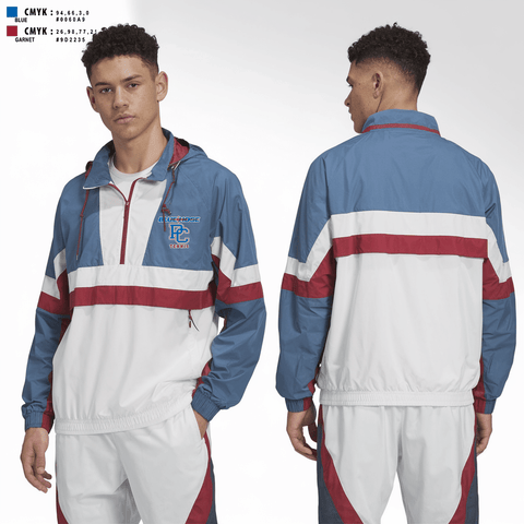 Windbreaker, Presbyterian College Men's Tennis, Tennis, Teamtime, Team time, sublimation, custom sports apparel, team uniforms, spirit wear, spiritwear, sports uniforms, custom shirts, team store, custom team store, fundraiser sports, apparel fundraiser