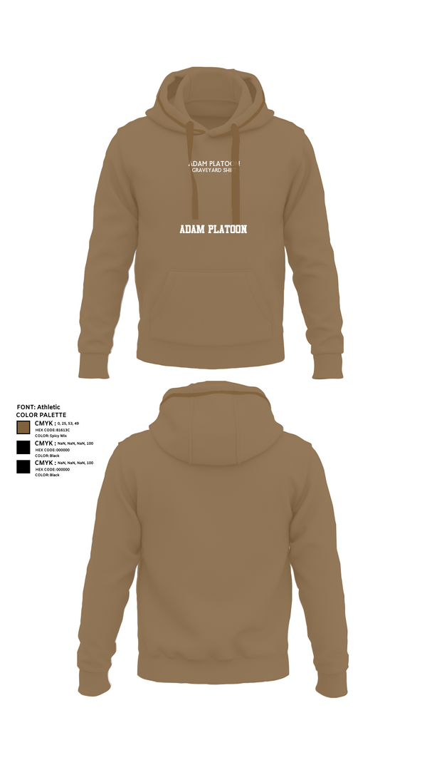 Hoodie, Adam Platoon, , Teamtime, Team time, sublimation, custom sports apparel, team uniforms, spirit wear, spiritwear, sports uniforms, custom shirts, team store, custom team store, fundraiser sports, apparel fundraiser