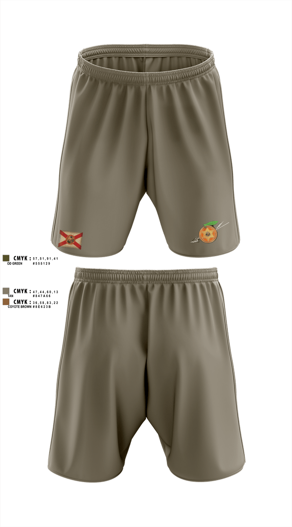 Athletic Shorts With Pockets, Seminole / Orange Crew, , Teamtime, Team time, sublimation, custom sports apparel, team uniforms, spirit wear, spiritwear, sports uniforms, custom shirts, team store, custom team store, fundraiser sports, apparel fundraiser