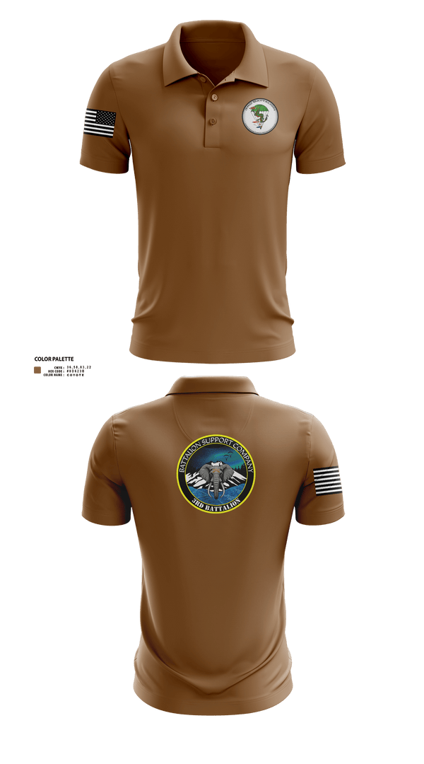 Short Sleeve Performance Polo, , Army, Teamtime, Team time, sublimation, custom sports apparel, team uniforms, spirit wear, spiritwear, sports uniforms, custom shirts, team store, custom team store, fundraiser sports, apparel fundraiser