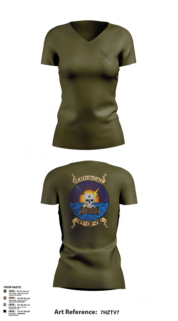 Womens Short Sleeve Vneck Shirt, 146th ASOS, Air Force, Teamtime, Team time, sublimation, custom sports apparel, team uniforms, spirit wear, spiritwear, sports uniforms, custom shirts, team store, custom team store, fundraiser sports, apparel fundraiser
