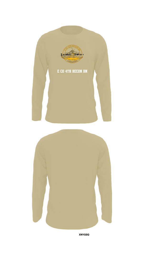 Long Sleeve Performance Shirt, E Co 4th Recon BN, , Teamtime, Team time, sublimation, custom sports apparel, team uniforms, spirit wear, spiritwear, sports uniforms, custom shirts, team store, custom team store, fundraiser sports, apparel fundraiser