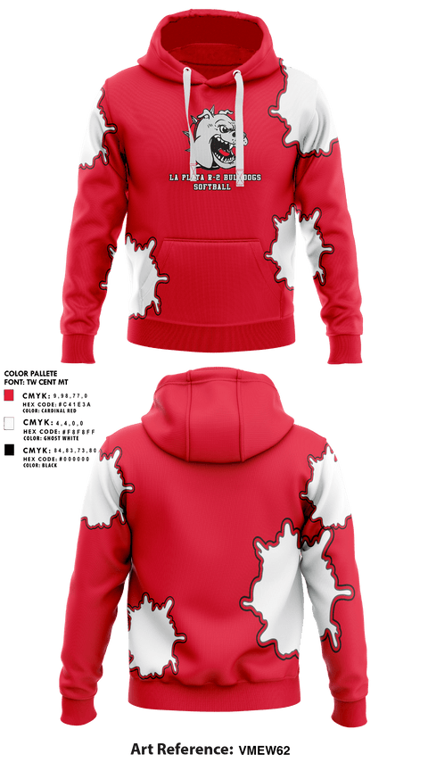 Hoodie, La Plata R-2 Bulldogs Softball, Softball, Teamtime, Team time, sublimation, custom sports apparel, team uniforms, spirit wear, spiritwear, sports uniforms, custom shirts, team store, custom team store, fundraiser sports, apparel fundraiser