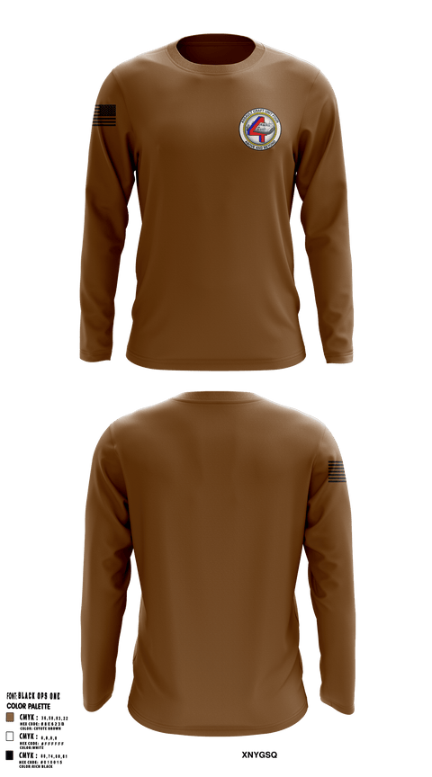 Long Sleeve Performance Shirt, Assault Craft Unit Four, Navy, Teamtime, Team time, sublimation, custom sports apparel, team uniforms, spirit wear, spiritwear, sports uniforms, custom shirts, team store, custom team store, fundraiser sports, apparel fundraiser