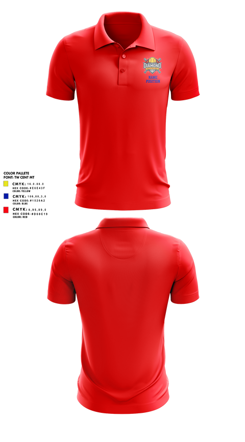 Short Sleeve Performance Polo, Alabama Diamond Youth Softball, Softball, Teamtime, Team time, sublimation, custom sports apparel, team uniforms, spirit wear, spiritwear, sports uniforms, custom shirts, team store, custom team store, fundraiser sports, apparel fundraiser