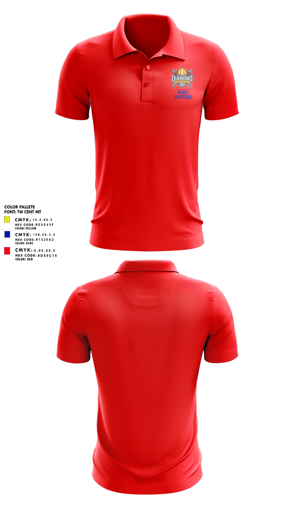 Short Sleeve Performance Polo, Alabama Diamond Youth Softball, Softball, Teamtime, Team time, sublimation, custom sports apparel, team uniforms, spirit wear, spiritwear, sports uniforms, custom shirts, team store, custom team store, fundraiser sports, apparel fundraiser