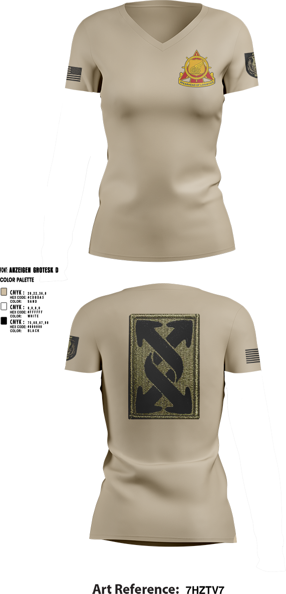 Womens Short Sleeve Vneck Shirt, 441st transportation company, Army, Teamtime, Team time, sublimation, custom sports apparel, team uniforms, spirit wear, spiritwear, sports uniforms, custom shirts, team store, custom team store, fundraiser sports, apparel fundraiser