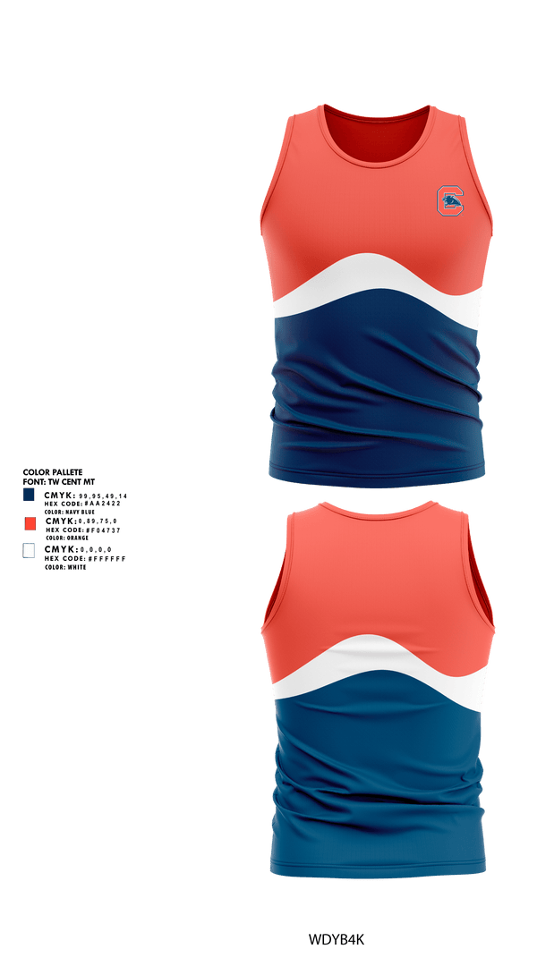 Tank Top, Chapman High School Track and Field, Track & Field, Teamtime, Team time, sublimation, custom sports apparel, team uniforms, spirit wear, spiritwear, sports uniforms, custom shirts, team store, custom team store, fundraiser sports, apparel fundraiser