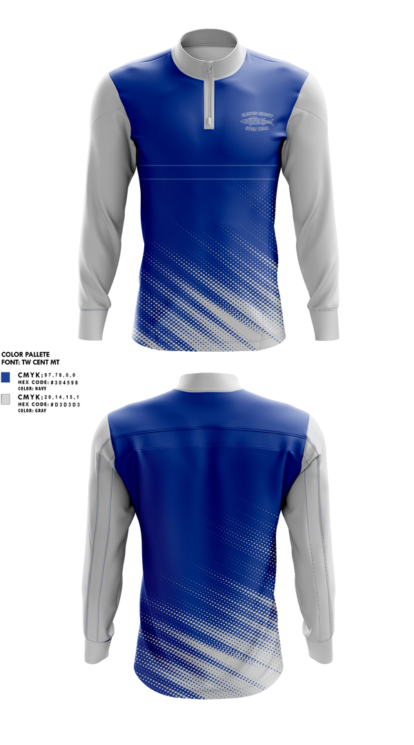 Quarter Zip Jacket, Clinton Barracudas Swim, Swimming, Teamtime, Team time, sublimation, custom sports apparel, team uniforms, spirit wear, spiritwear, sports uniforms, custom shirts, team store, custom team store, fundraiser sports, apparel fundraiser