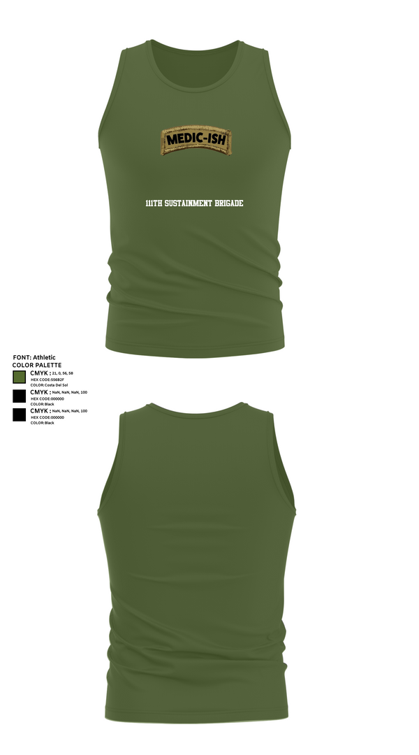 Tank Top, 111th Sustainment Brigade, , Teamtime, Team time, sublimation, custom sports apparel, team uniforms, spirit wear, spiritwear, sports uniforms, custom shirts, team store, custom team store, fundraiser sports, apparel fundraiser