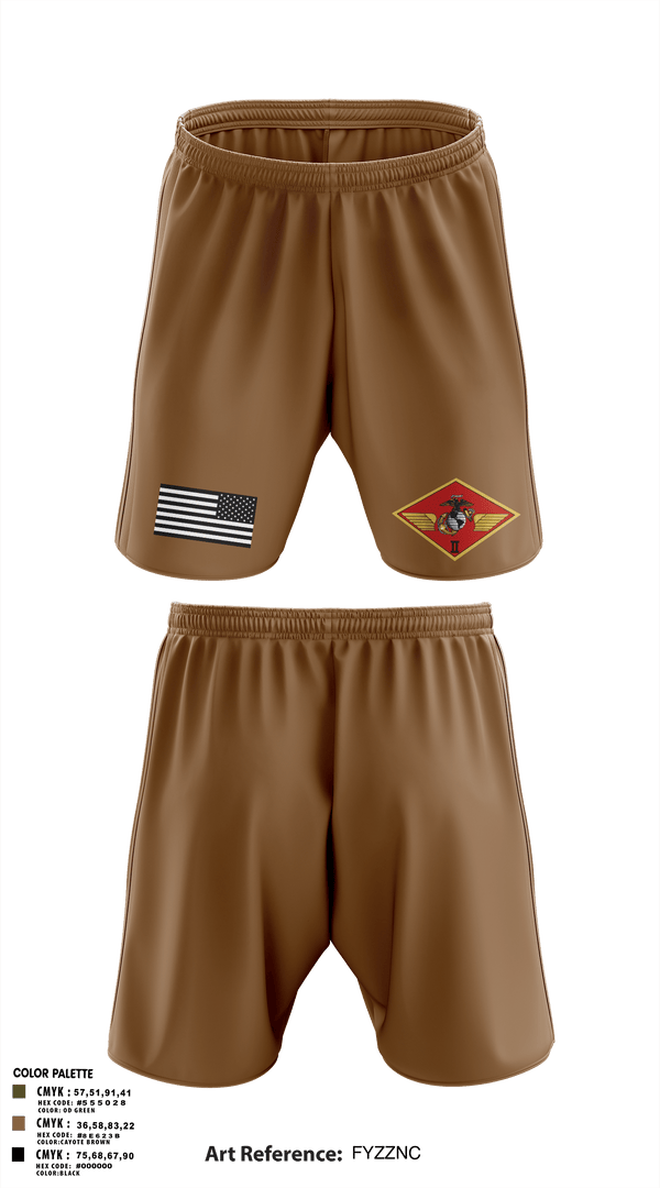 Athletic Shorts With Pockets, 2nd MAW, , Teamtime, Team time, sublimation, custom sports apparel, team uniforms, spirit wear, spiritwear, sports uniforms, custom shirts, team store, custom team store, fundraiser sports, apparel fundraiser