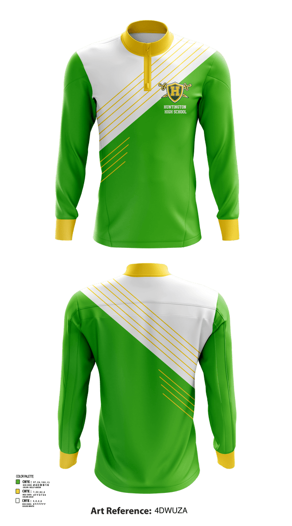 Quarter Zip Jacket, Huntington High School, Tennis, Teamtime, Team time, sublimation, custom sports apparel, team uniforms, spirit wear, spiritwear, sports uniforms, custom shirts, team store, custom team store, fundraiser sports, apparel fundraiser
