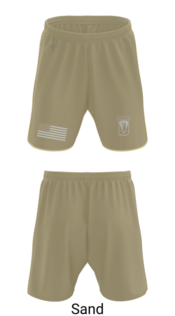 Athletic Shorts With Pockets, Chosen Co. 1-102D INF, Army, Teamtime, Team time, sublimation, custom sports apparel, team uniforms, spirit wear, spiritwear, sports uniforms, custom shirts, team store, custom team store, fundraiser sports, apparel fundraiser
