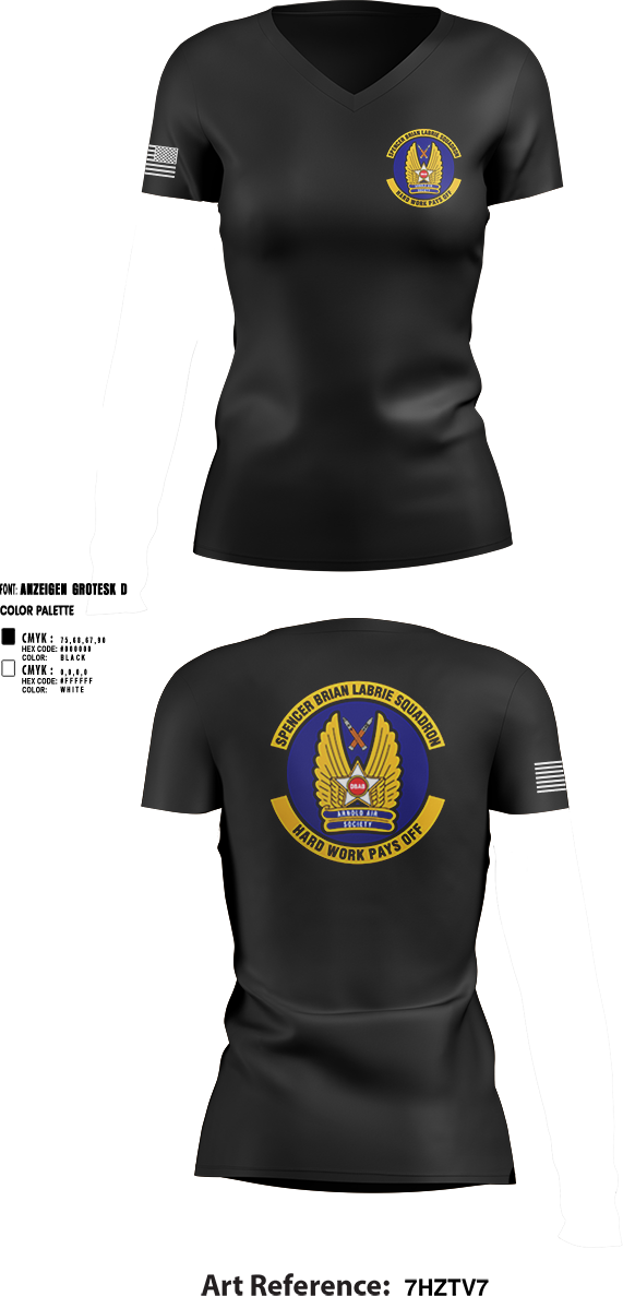 Womens Short Sleeve Vneck Shirt, Spencer Brian LaBrie Squadron, , Teamtime, Team time, sublimation, custom sports apparel, team uniforms, spirit wear, spiritwear, sports uniforms, custom shirts, team store, custom team store, fundraiser sports, apparel fundraiser