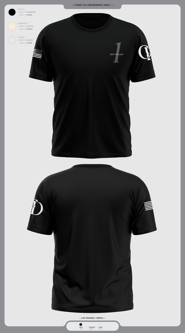 Old School Cotton Feel Shirt, Battalion 1, , Teamtime, Team time, sublimation, custom sports apparel, team uniforms, spirit wear, spiritwear, sports uniforms, custom shirts, team store, custom team store, fundraiser sports, apparel fundraiser