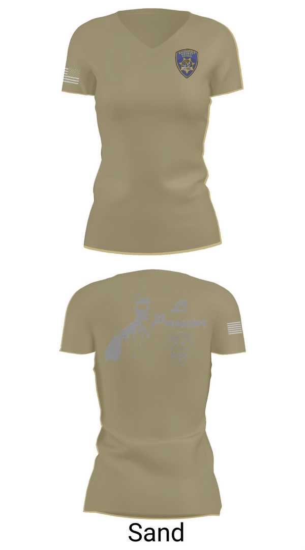Womens Short Sleeve Vneck Shirt, California Highway Patrol, , Teamtime, Team time, sublimation, custom sports apparel, team uniforms, spirit wear, spiritwear, sports uniforms, custom shirts, team store, custom team store, fundraiser sports, apparel fundraiser