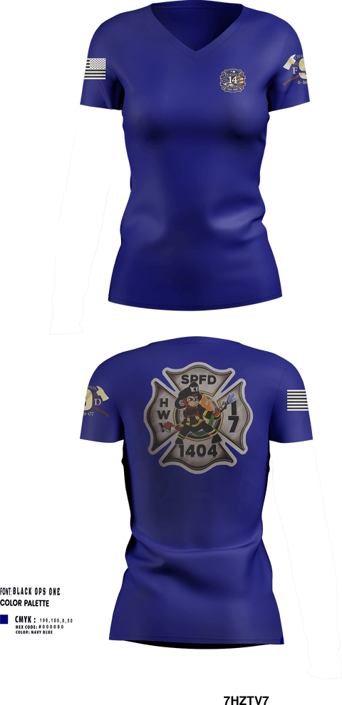 Womens Short Sleeve Vneck Shirt, St Pauls Fire, Fire Department, Teamtime, Team time, sublimation, custom sports apparel, team uniforms, spirit wear, spiritwear, sports uniforms, custom shirts, team store, custom team store, fundraiser sports, apparel fundraiser