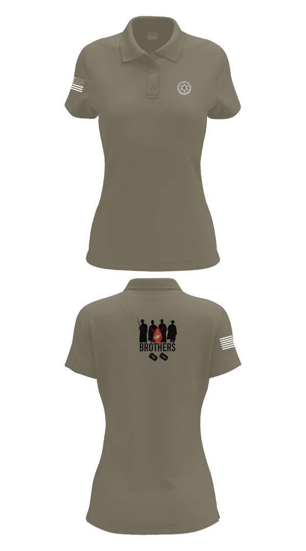 Womens Short Sleeve Performance Polo, Wpns 1/8 Mortars, , Teamtime, Team time, sublimation, custom sports apparel, team uniforms, spirit wear, spiritwear, sports uniforms, custom shirts, team store, custom team store, fundraiser sports, apparel fundraiser