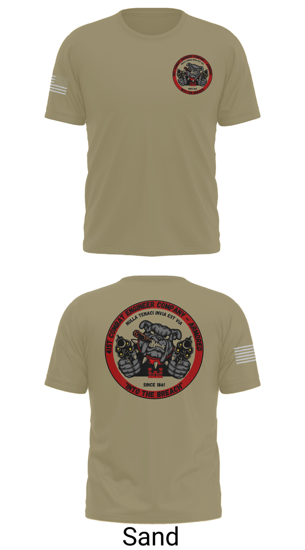 Short Sleeve Performance Shirt, 41st CEC-A, Army, Teamtime, Team time, sublimation, custom sports apparel, team uniforms, spirit wear, spiritwear, sports uniforms, custom shirts, team store, custom team store, fundraiser sports, apparel fundraiser