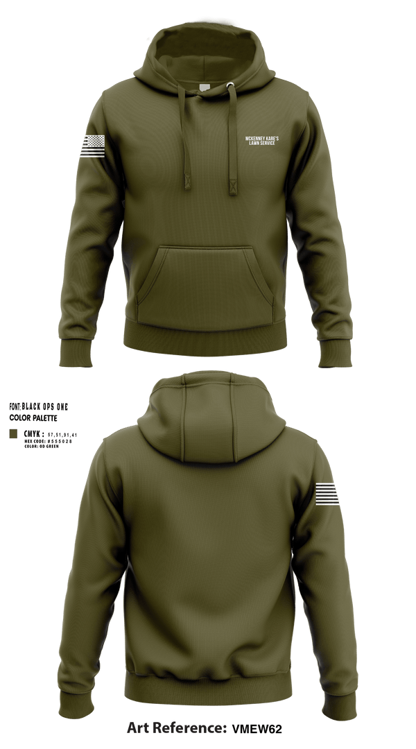 Hoodie, Mckenney Kare's lawn service, , Teamtime, Team time, sublimation, custom sports apparel, team uniforms, spirit wear, spiritwear, sports uniforms, custom shirts, team store, custom team store, fundraiser sports, apparel fundraiser