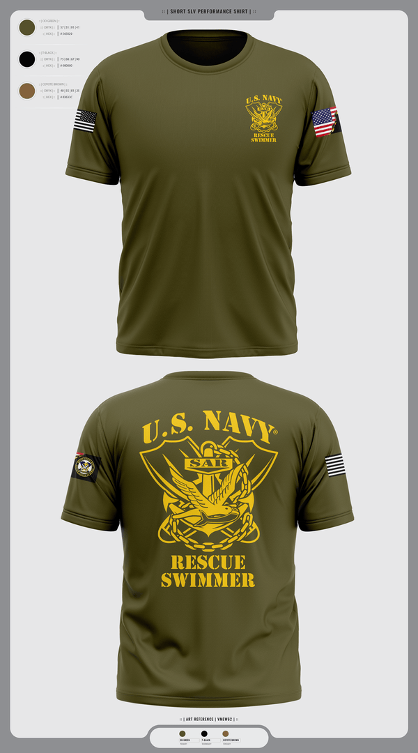 Old School Cotton Feel Shirt, Aircrew Rescue Swimmer, , Teamtime, Team time, sublimation, custom sports apparel, team uniforms, spirit wear, spiritwear, sports uniforms, custom shirts, team store, custom team store, fundraiser sports, apparel fundraiser