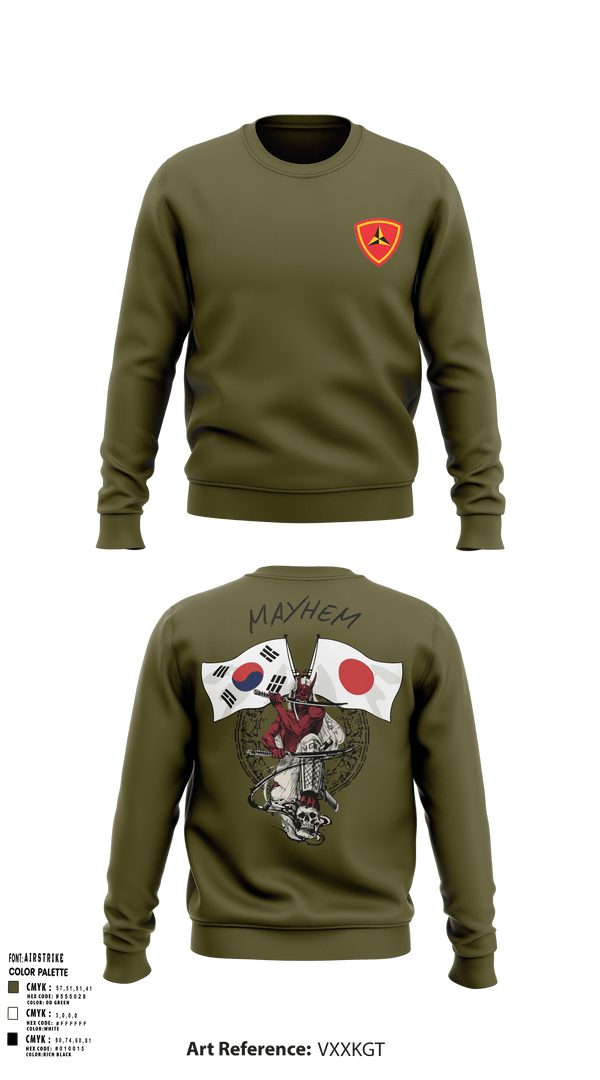 Crew Neck Sweatshirt, 3/11 Mayhem, , Teamtime, Team time, sublimation, custom sports apparel, team uniforms, spirit wear, spiritwear, sports uniforms, custom shirts, team store, custom team store, fundraiser sports, apparel fundraiser