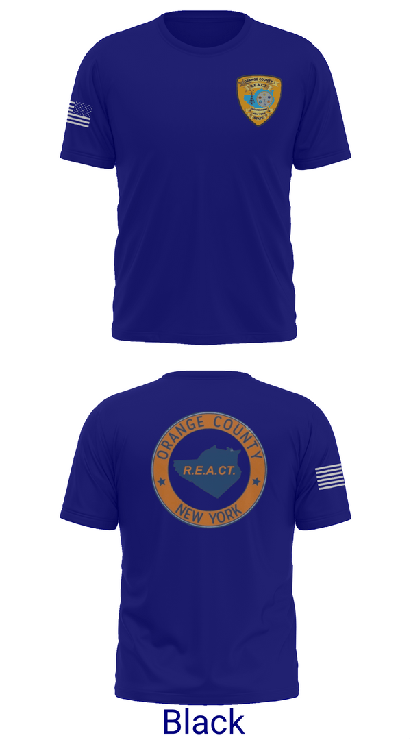 Old School Cotton Feel Shirt, Orange County REACT, , Teamtime, Team time, sublimation, custom sports apparel, team uniforms, spirit wear, spiritwear, sports uniforms, custom shirts, team store, custom team store, fundraiser sports, apparel fundraiser