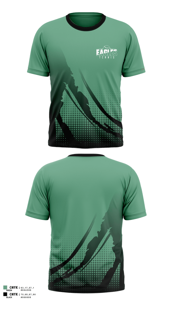 Short Sleeve Performance Shirt, Covenant Christian High School Tennis, Tennis, Teamtime, Team time, sublimation, custom sports apparel, team uniforms, spirit wear, spiritwear, sports uniforms, custom shirts, team store, custom team store, fundraiser sports, apparel fundraiser