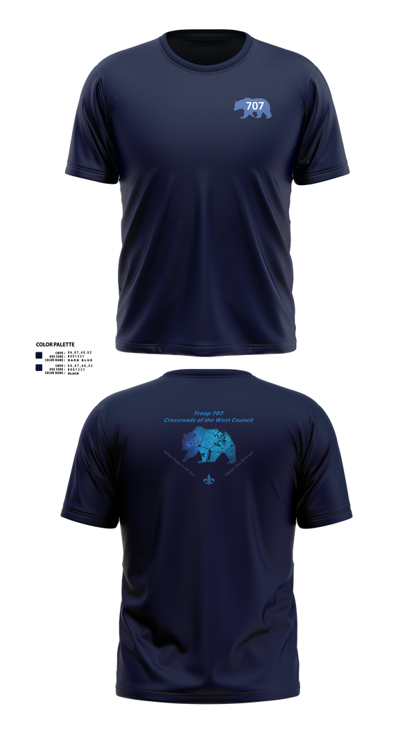 Short Sleeve Performance Shirt, The Baden Powell Legacy Foundation, , Teamtime, Team time, sublimation, custom sports apparel, team uniforms, spirit wear, spiritwear, sports uniforms, custom shirts, team store, custom team store, fundraiser sports, apparel fundraiser