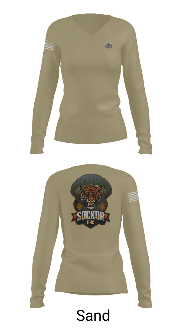 Womens Long Sleeve Vneck Shirt, SOCKOR, , Teamtime, Team time, sublimation, custom sports apparel, team uniforms, spirit wear, spiritwear, sports uniforms, custom shirts, team store, custom team store, fundraiser sports, apparel fundraiser