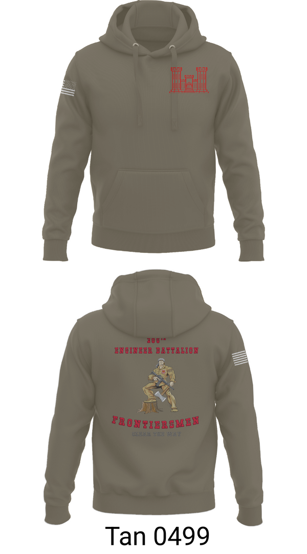 Hoodie, 206th EN BN, , Teamtime, Team time, sublimation, custom sports apparel, team uniforms, spirit wear, spiritwear, sports uniforms, custom shirts, team store, custom team store, fundraiser sports, apparel fundraiser