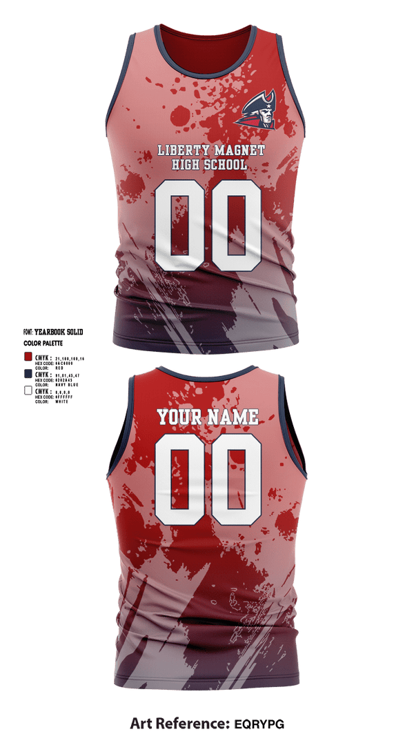 Tank Top, Liberty Magnet High School Tennis, Tennis, Teamtime, Team time, sublimation, custom sports apparel, team uniforms, spirit wear, spiritwear, sports uniforms, custom shirts, team store, custom team store, fundraiser sports, apparel fundraiser