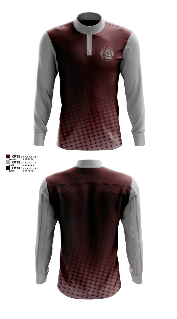 Quarter Zip Jacket, Amherst Lancers Tennis, Tennis, Teamtime, Team time, sublimation, custom sports apparel, team uniforms, spirit wear, spiritwear, sports uniforms, custom shirts, team store, custom team store, fundraiser sports, apparel fundraiser