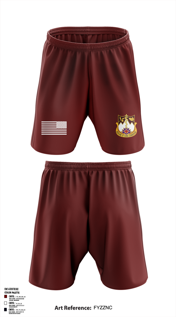 Athletic Shorts With Pockets, HHD, 627TH Hospital Center, , Teamtime, Team time, sublimation, custom sports apparel, team uniforms, spirit wear, spiritwear, sports uniforms, custom shirts, team store, custom team store, fundraiser sports, apparel fundraiser