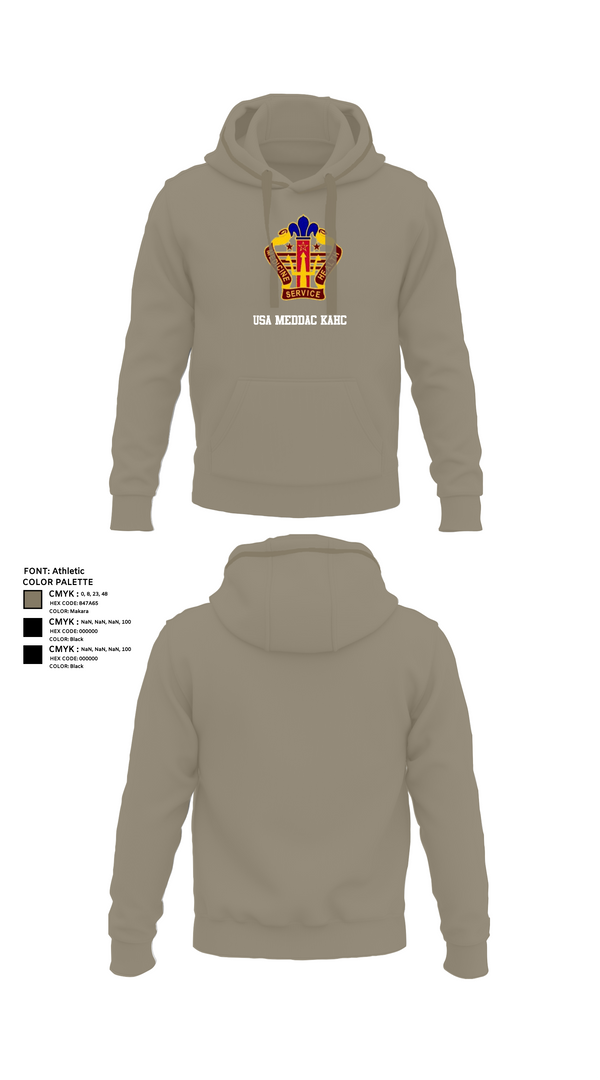 Hoodie, USA MEDDAC KAHC, Army, Teamtime, Team time, sublimation, custom sports apparel, team uniforms, spirit wear, spiritwear, sports uniforms, custom shirts, team store, custom team store, fundraiser sports, apparel fundraiser