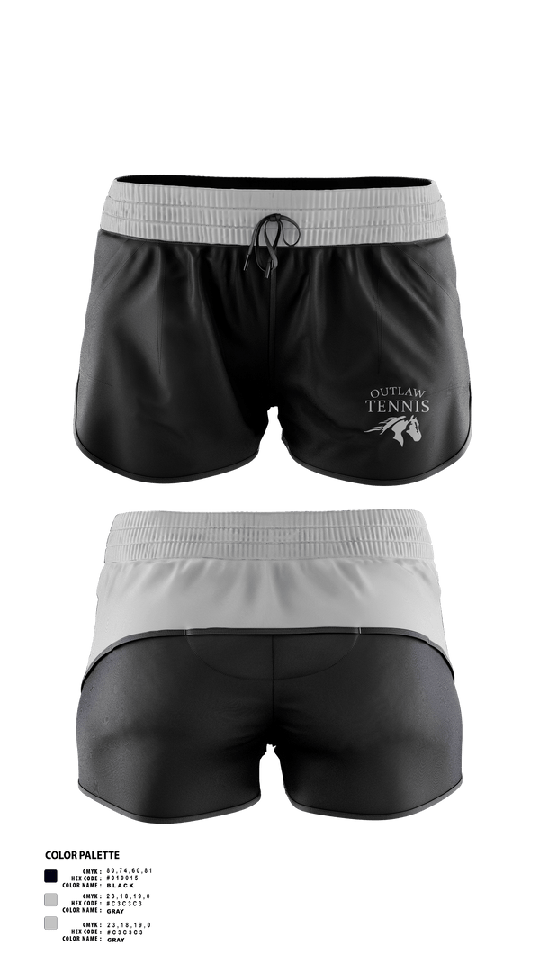 Womens Shorts, Sisters High School Tennis, Tennis, Teamtime, Team time, sublimation, custom sports apparel, team uniforms, spirit wear, spiritwear, sports uniforms, custom shirts, team store, custom team store, fundraiser sports, apparel fundraiser