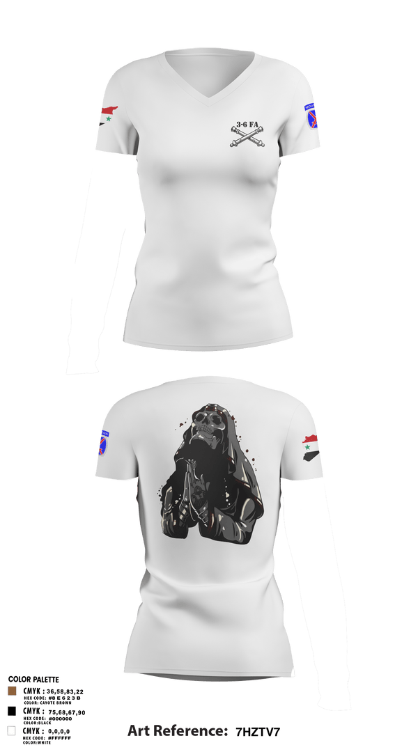 Womens Short Sleeve Vneck Shirt, 3-6 FA, Army, Teamtime, Team time, sublimation, custom sports apparel, team uniforms, spirit wear, spiritwear, sports uniforms, custom shirts, team store, custom team store, fundraiser sports, apparel fundraiser