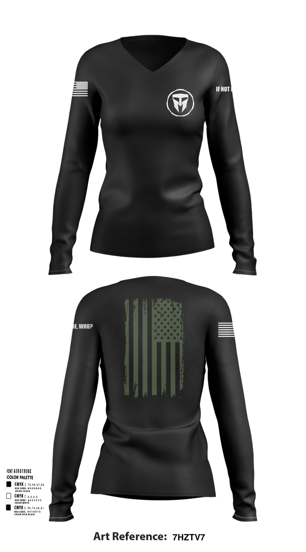 Womens Long Sleeve Vneck Shirt, Travis Manion, , Teamtime, Team time, sublimation, custom sports apparel, team uniforms, spirit wear, spiritwear, sports uniforms, custom shirts, team store, custom team store, fundraiser sports, apparel fundraiser