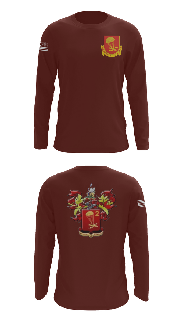 Long Sleeve Performance Shirt, 2-377 PFAR, Army, Teamtime, Team time, sublimation, custom sports apparel, team uniforms, spirit wear, spiritwear, sports uniforms, custom shirts, team store, custom team store, fundraiser sports, apparel fundraiser