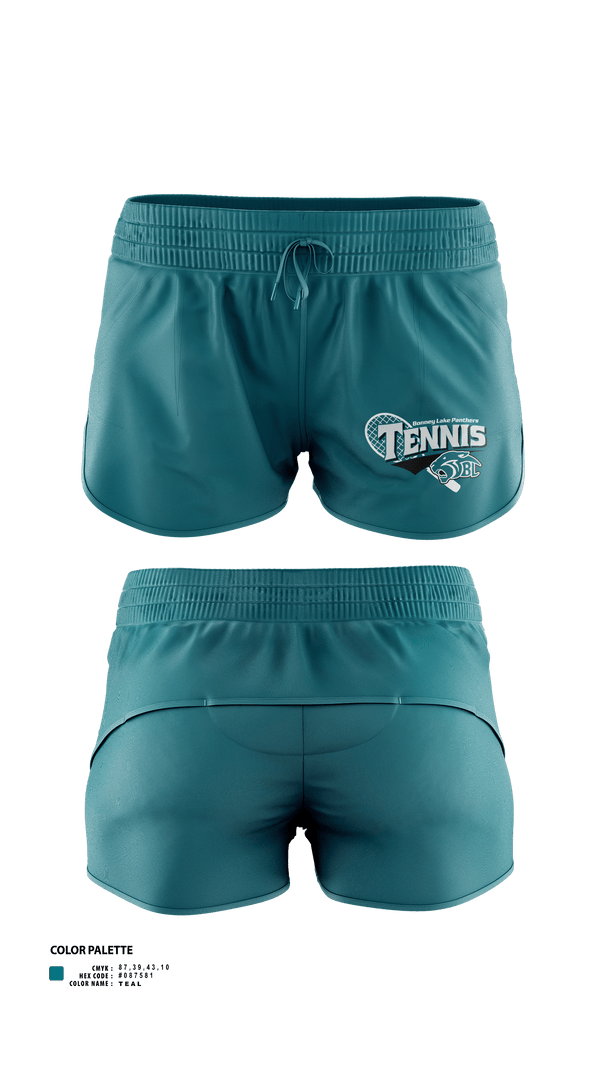 Womens Shorts, Bonney Lake Panthers Tennis, Tennis, Teamtime, Team time, sublimation, custom sports apparel, team uniforms, spirit wear, spiritwear, sports uniforms, custom shirts, team store, custom team store, fundraiser sports, apparel fundraiser