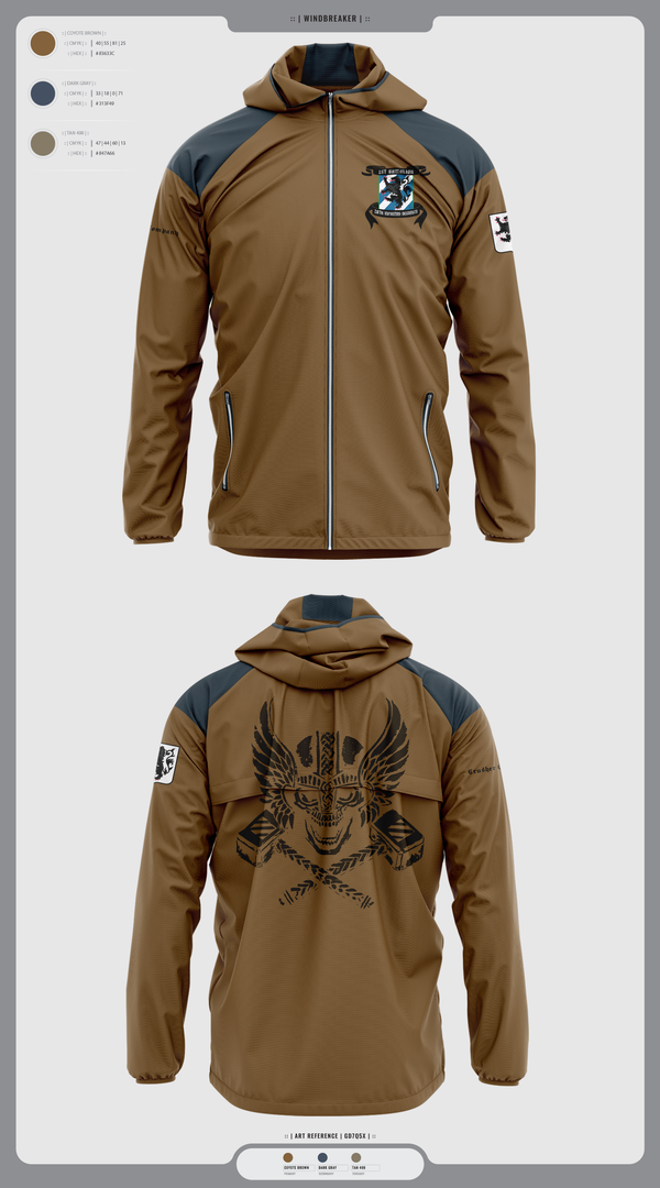 Windbreaker, 1-28 Infantry battalion, , Teamtime, Team time, sublimation, custom sports apparel, team uniforms, spirit wear, spiritwear, sports uniforms, custom shirts, team store, custom team store, fundraiser sports, apparel fundraiser