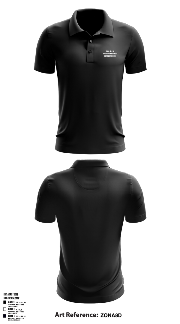 Short Sleeve Performance Polo, C Co. 2-210 Aviation Regiment (Structures), , Teamtime, Team time, sublimation, custom sports apparel, team uniforms, spirit wear, spiritwear, sports uniforms, custom shirts, team store, custom team store, fundraiser sports, apparel fundraiser