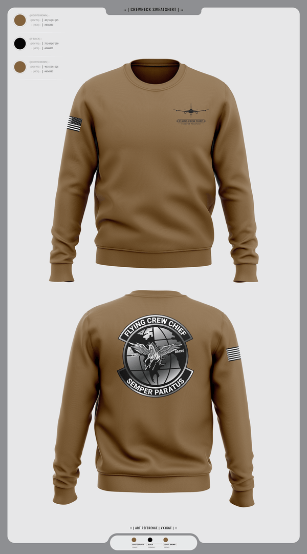 Crew Neck Sweatshirt, FLYING CREW CHIEFS, , Teamtime, Team time, sublimation, custom sports apparel, team uniforms, spirit wear, spiritwear, sports uniforms, custom shirts, team store, custom team store, fundraiser sports, apparel fundraiser