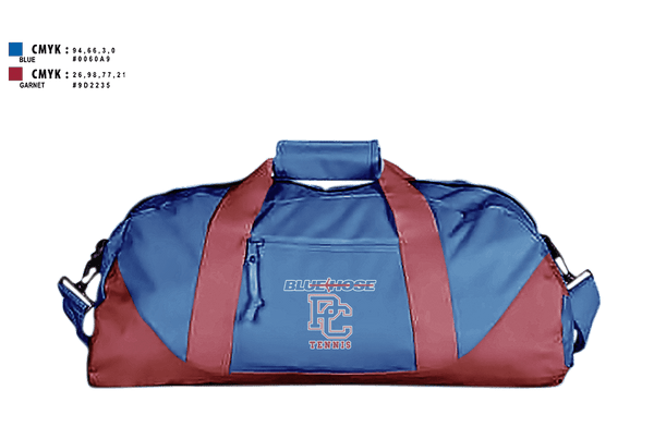 Duffle Bag, Presbyterian College Men's Tennis, Tennis, Teamtime, Team time, sublimation, custom sports apparel, team uniforms, spirit wear, spiritwear, sports uniforms, custom shirts, team store, custom team store, fundraiser sports, apparel fundraiser