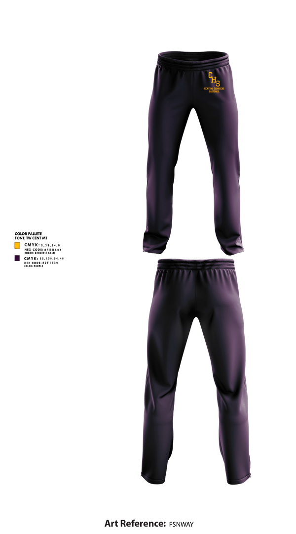 Sweatpants, Central Chargers Baseball, Baseball, Teamtime, Team time, sublimation, custom sports apparel, team uniforms, spirit wear, spiritwear, sports uniforms, custom shirts, team store, custom team store, fundraiser sports, apparel fundraiser