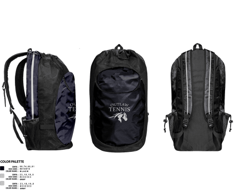 Gear Bag, Sisters High School Tennis, Tennis, Teamtime, Team time, sublimation, custom sports apparel, team uniforms, spirit wear, spiritwear, sports uniforms, custom shirts, team store, custom team store, fundraiser sports, apparel fundraiser