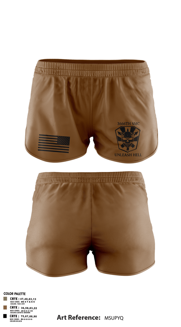 Ranger Panties, 3666 Support Maintenance Company, , Teamtime, Team time, sublimation, custom sports apparel, team uniforms, spirit wear, spiritwear, sports uniforms, custom shirts, team store, custom team store, fundraiser sports, apparel fundraiser